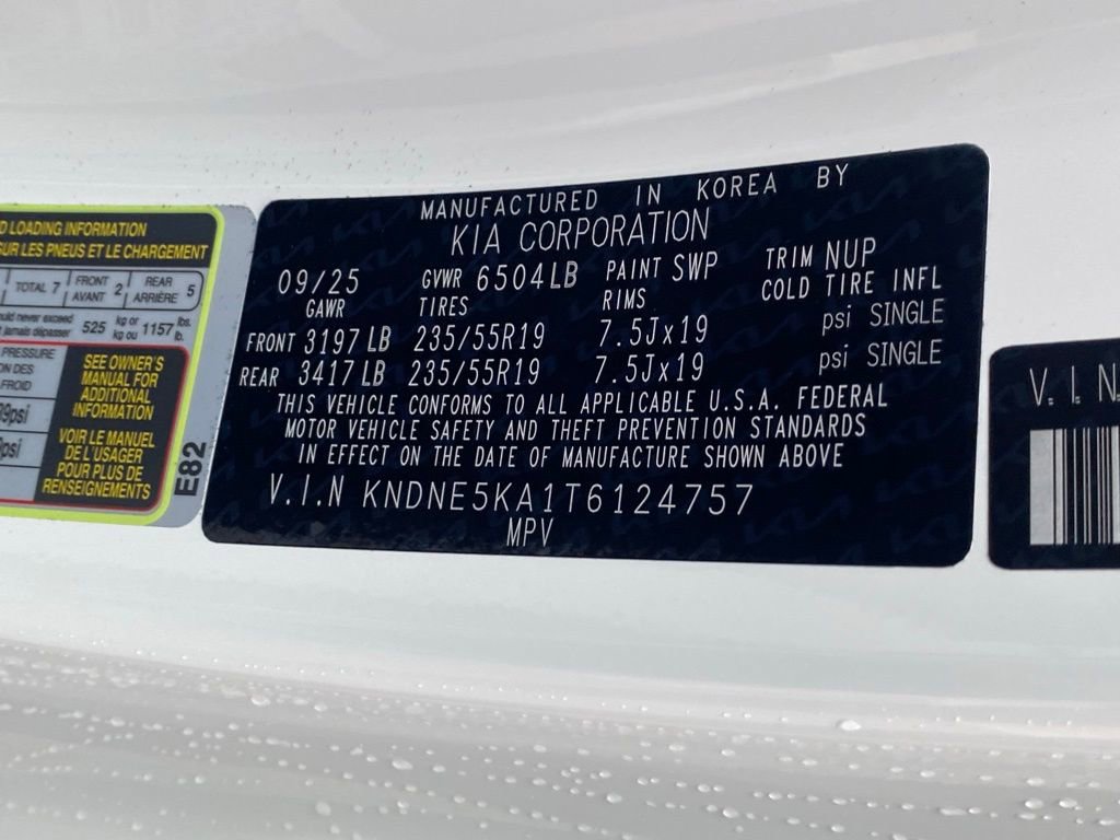 New 2026 Kia Carnival SX Prestige image 36