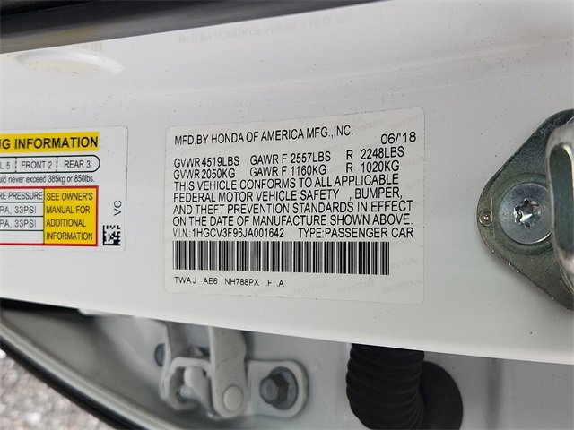 Used 2018 Honda Accord Touring image 28