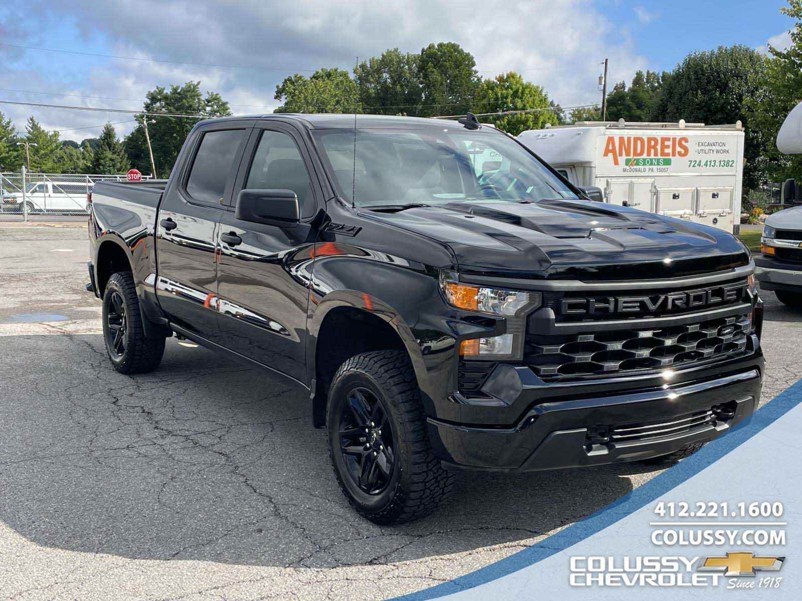 Certified 2025 Chevrolet Silverado 1500 Custom Trail Boss w/ Midnight Edition AWD/4WD image 1