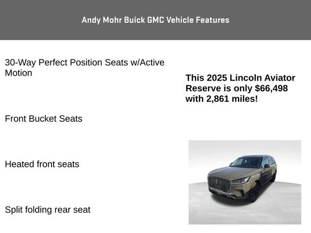 Used 2025 Lincoln Aviator Reserve w/ Equipment Group 201A image 16