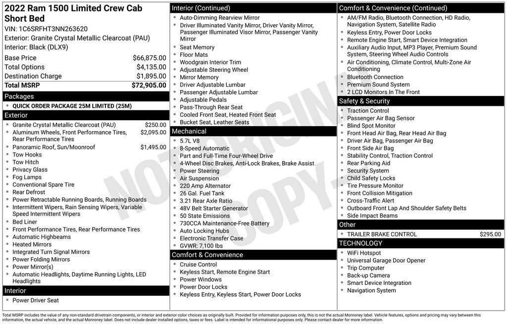 Used 2022 RAM 1500 Limited image 13