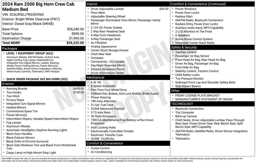 Used 2024 RAM 2500 Big Horn image 2