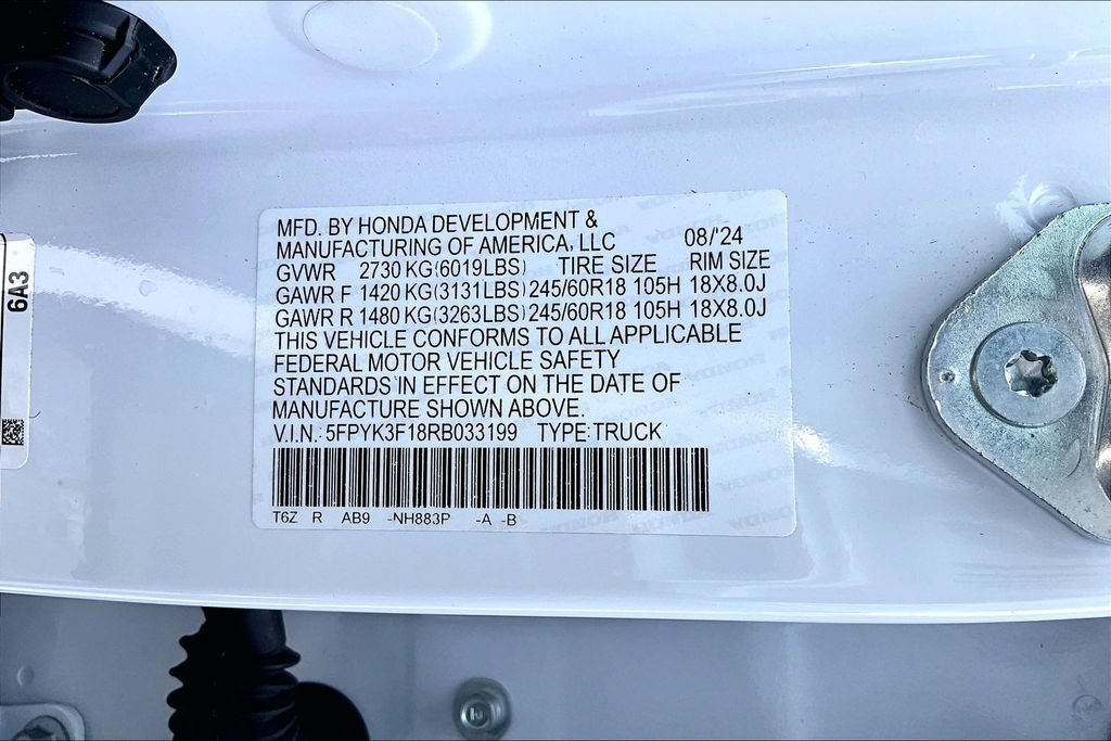 Used 2024 Honda Ridgeline Sport image 16