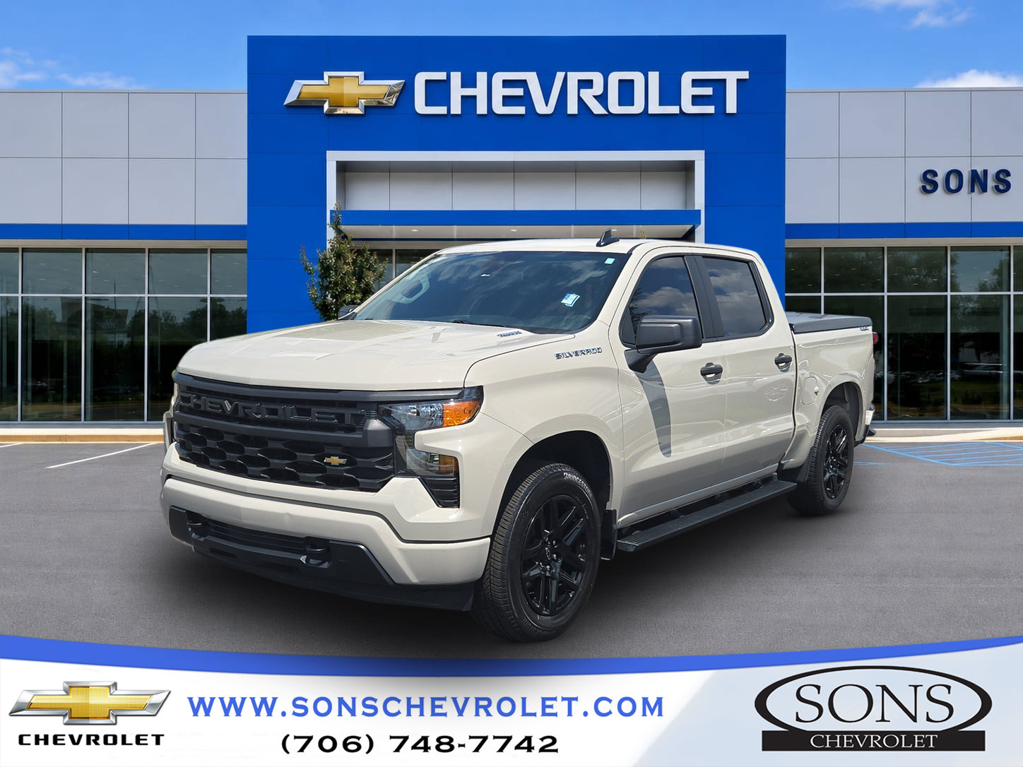 Certified 2026 Chevrolet Silverado 1500 Custom AWD/4WD image 1