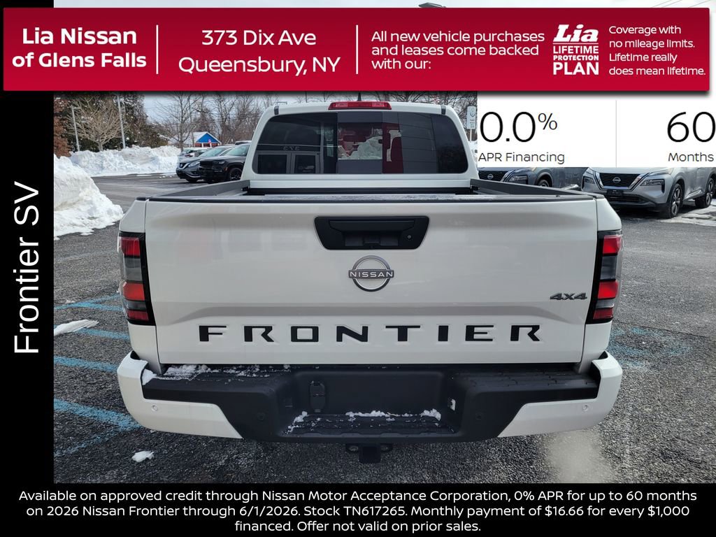 New 2026 Nissan Frontier SV w/ SV Convenience Package AWD/4WD image 4