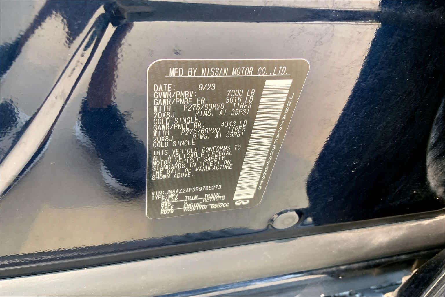 Used 2024 INFINITI QX80 Luxe RWD image 33