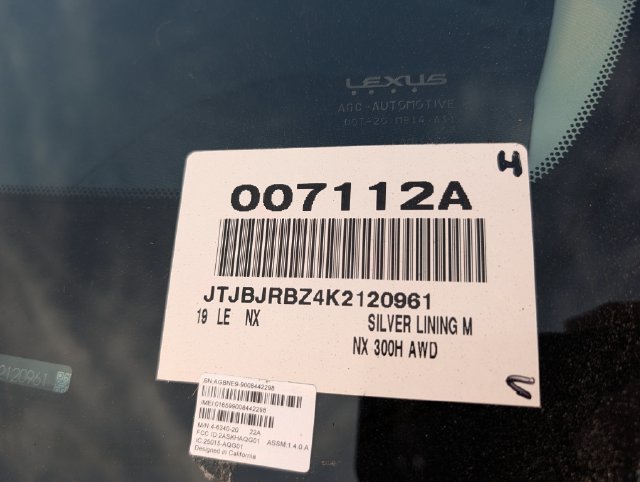 Used 2019 Lexus NX 300h AWD w/ Premium Package image 38