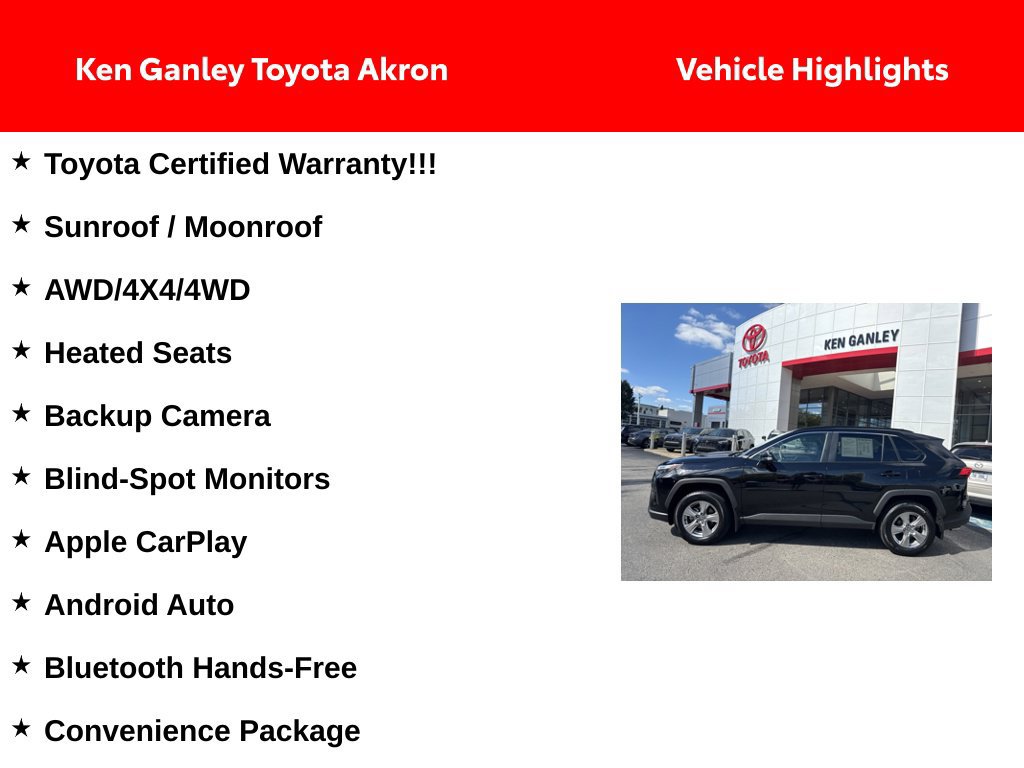 Certified 2025 Toyota RAV4 XLE w/ Convenience Package AWD/4WD image 4