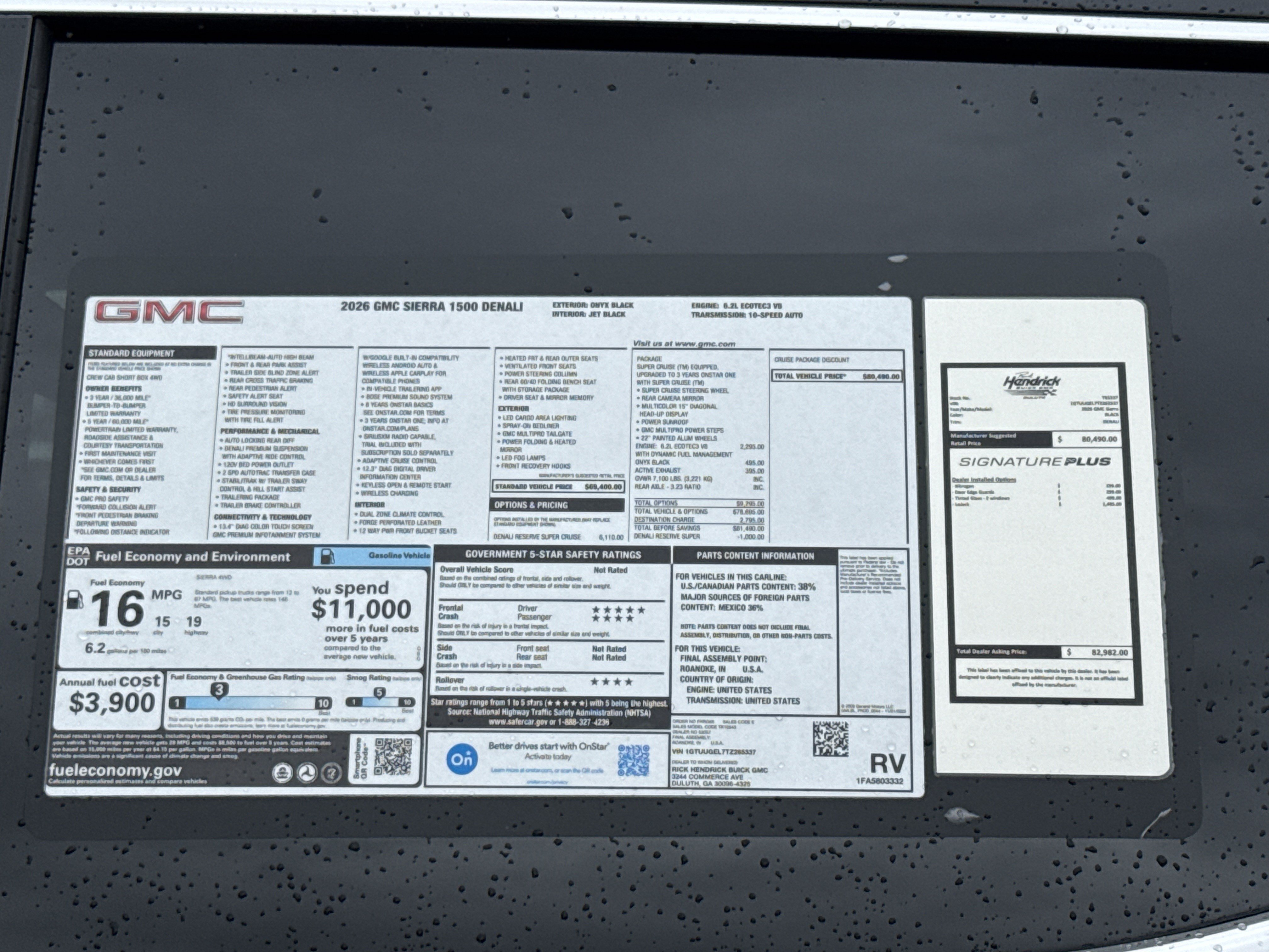New 2026 GMC Sierra 1500 Denali AWD/4WD image 36