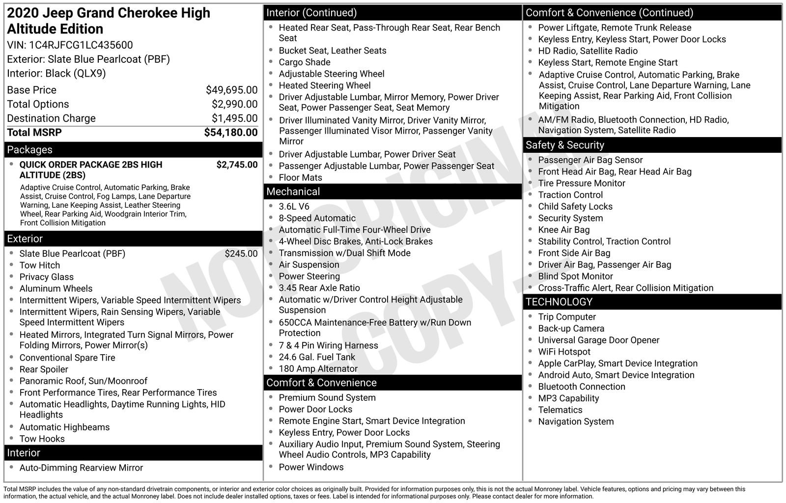 Used 2020 Jeep Grand Cherokee High Altitude image 15