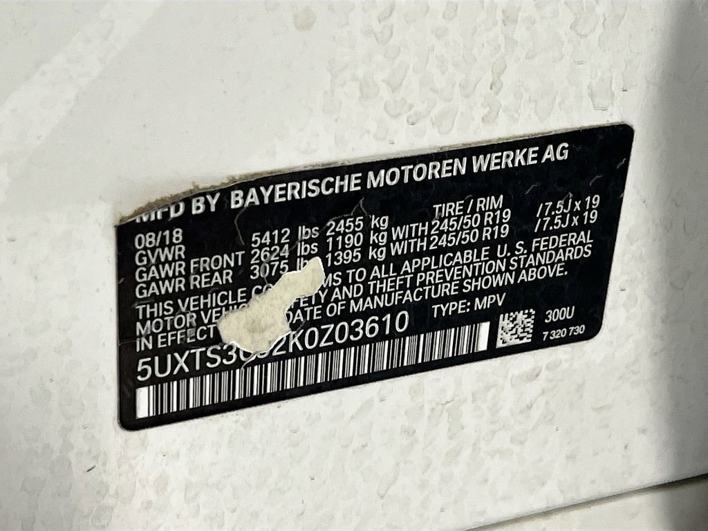 Used 2019 BMW X3 M40i w/ Premium Package AWD/4WD image 30