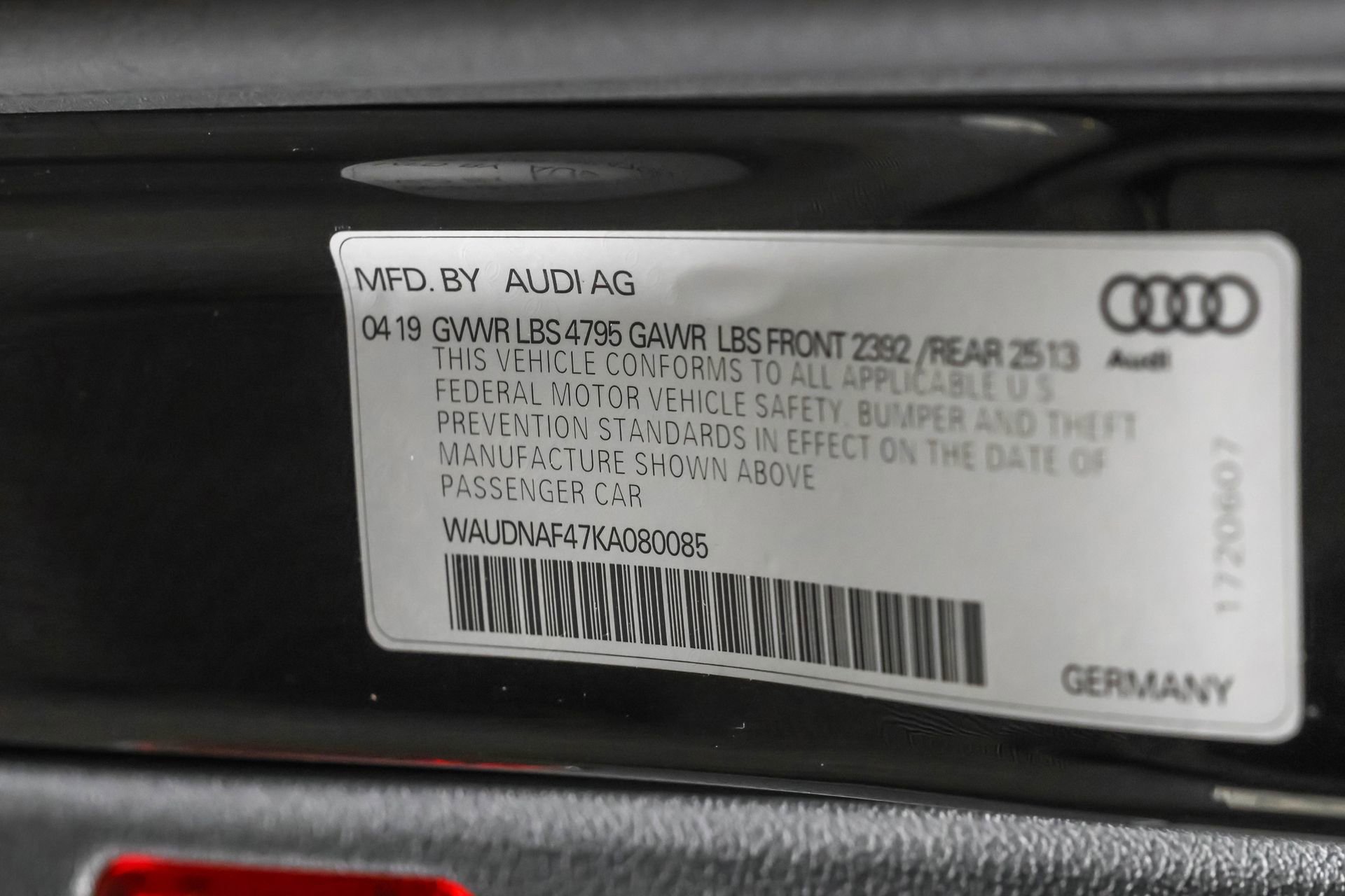 Used 2019 Audi A4 2.0T Premium w/ Convenience Package image 52