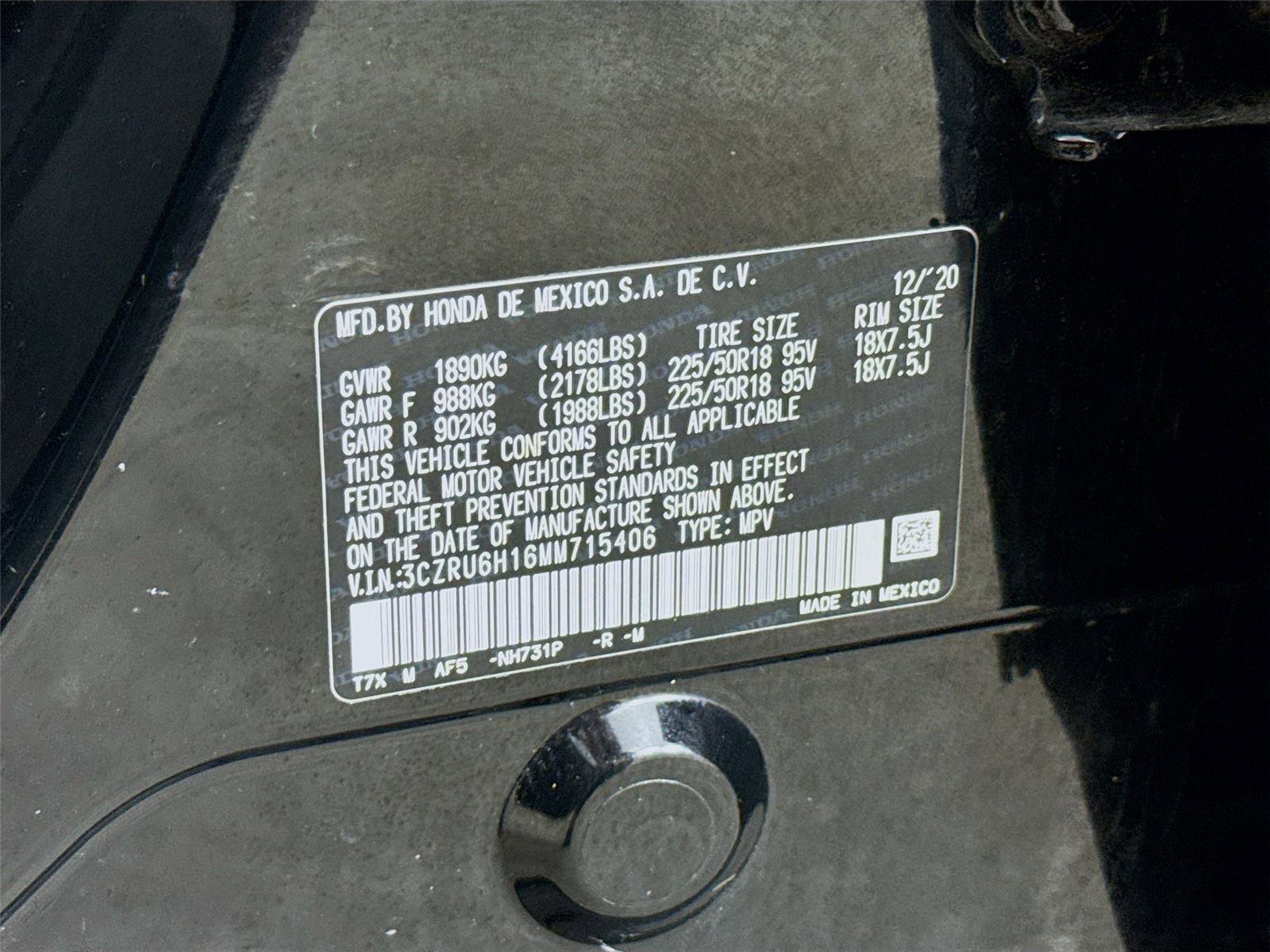 Used 2021 Honda HR-V Sport image 33