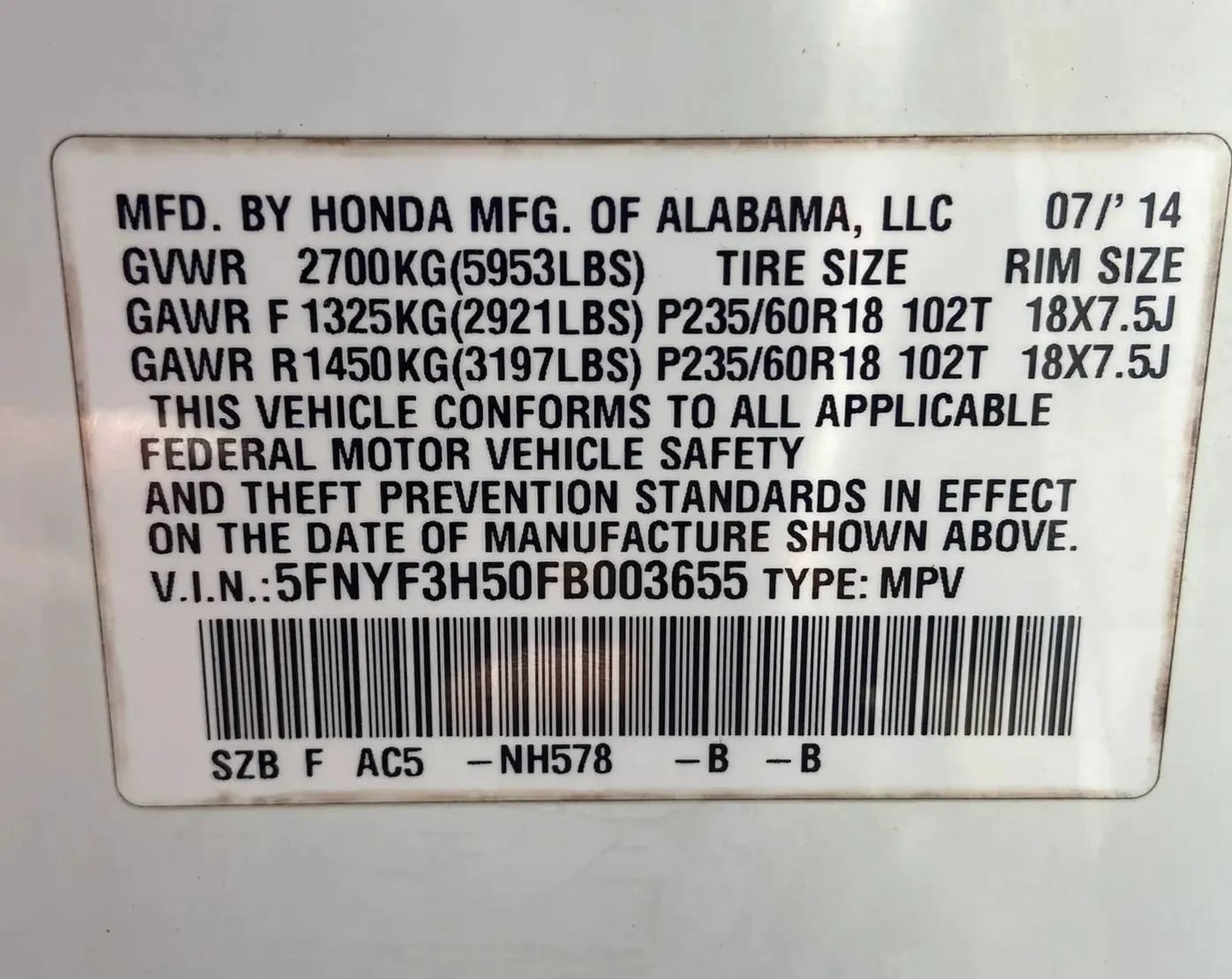 Used 2015 Honda Pilot EX-L image 30