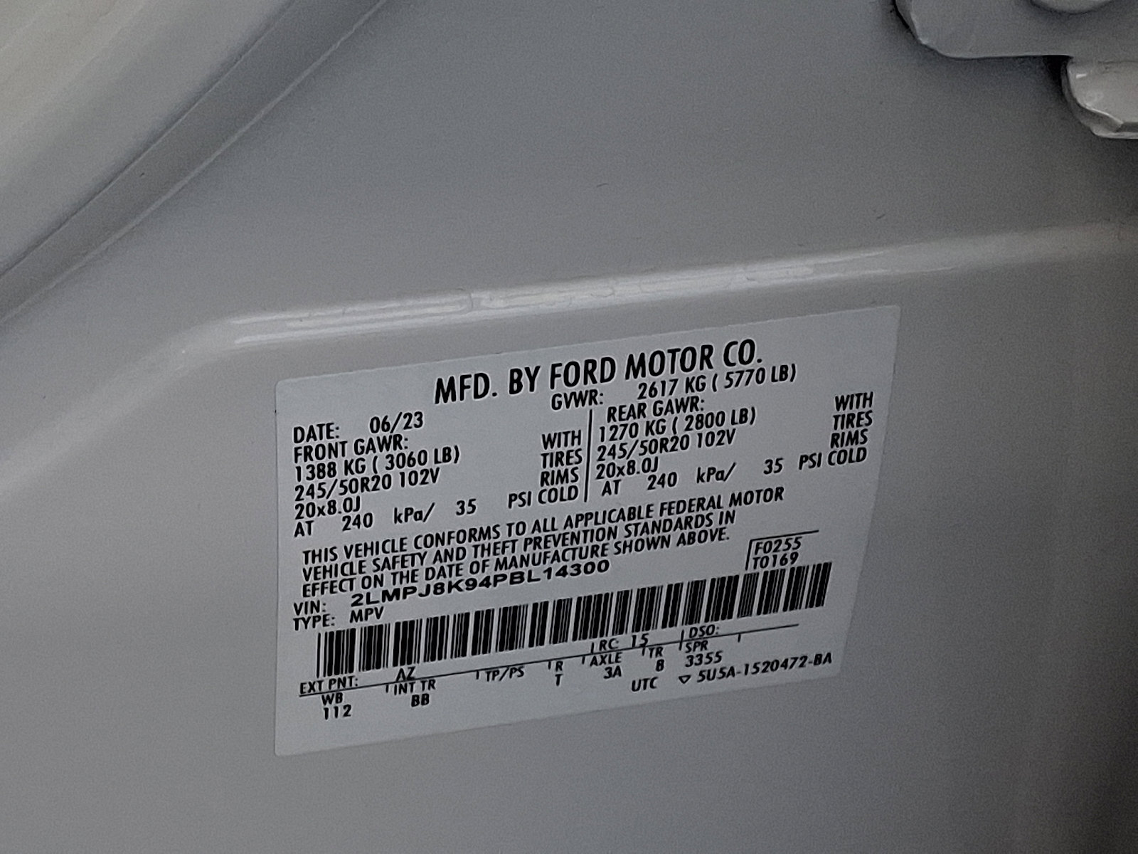 Certified 2023 Lincoln Nautilus Reserve w/ Equipment Group 201A image 29