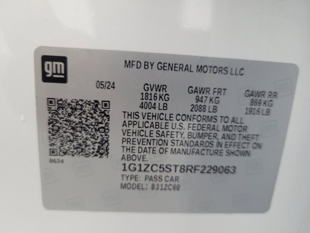 Used 2024 Chevrolet Malibu LS w/ Driver Confidence Package FWD image 33