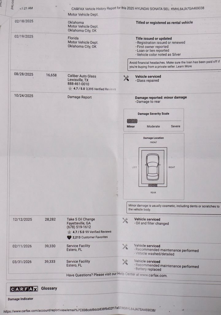 Certified 2025 Hyundai Sonata SEL FWD image 8