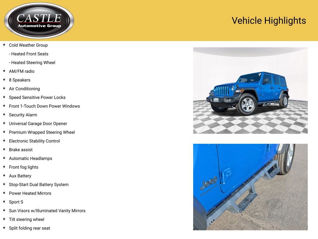 Used 2023 Jeep Wrangler Sport S image 7