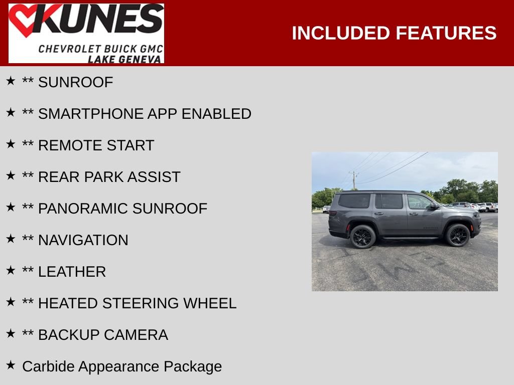 Used 2024 Jeep Wagoneer Series II AWD/4WD image 2