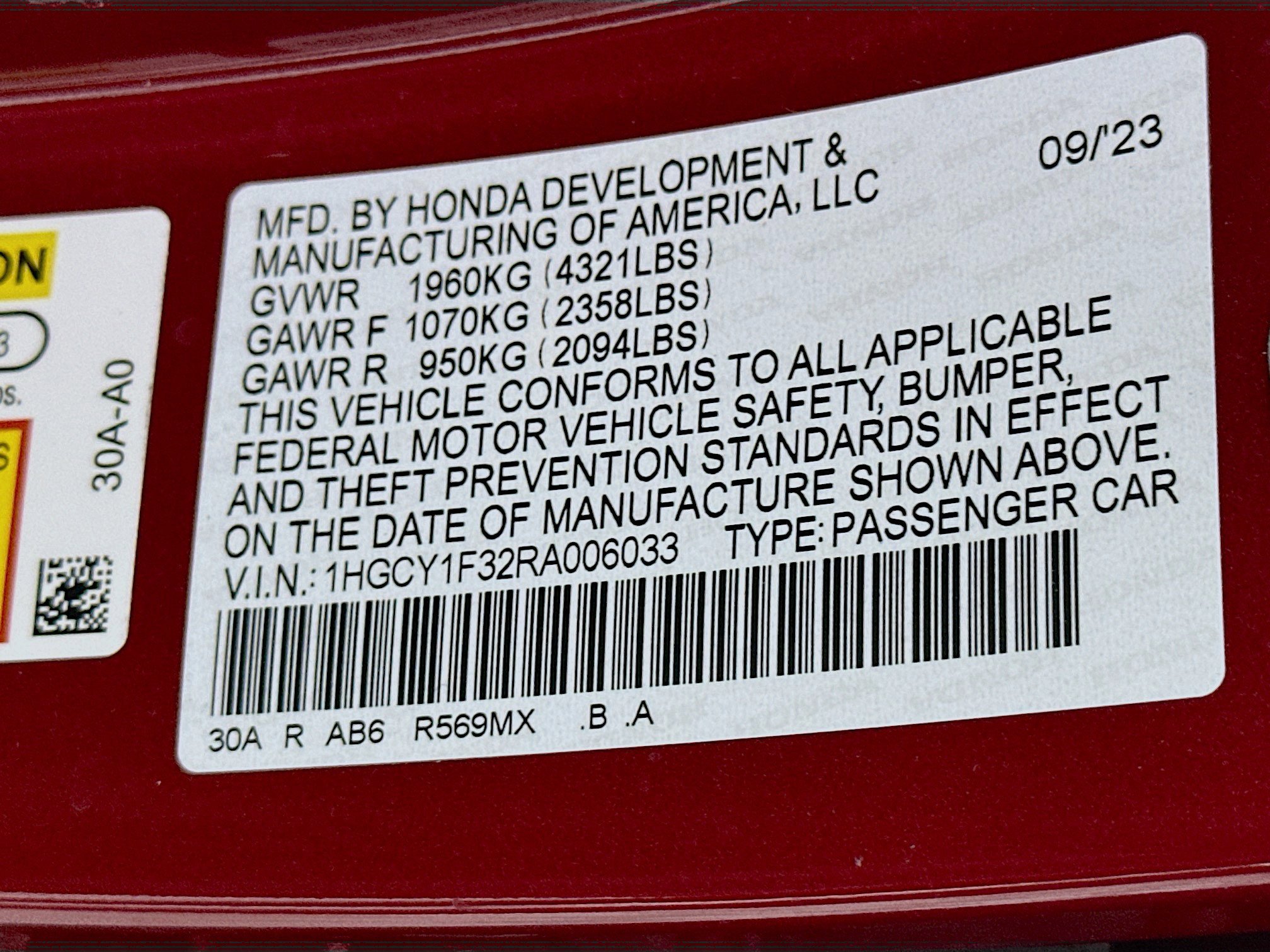 Used 2024 Honda Accord EX image 12