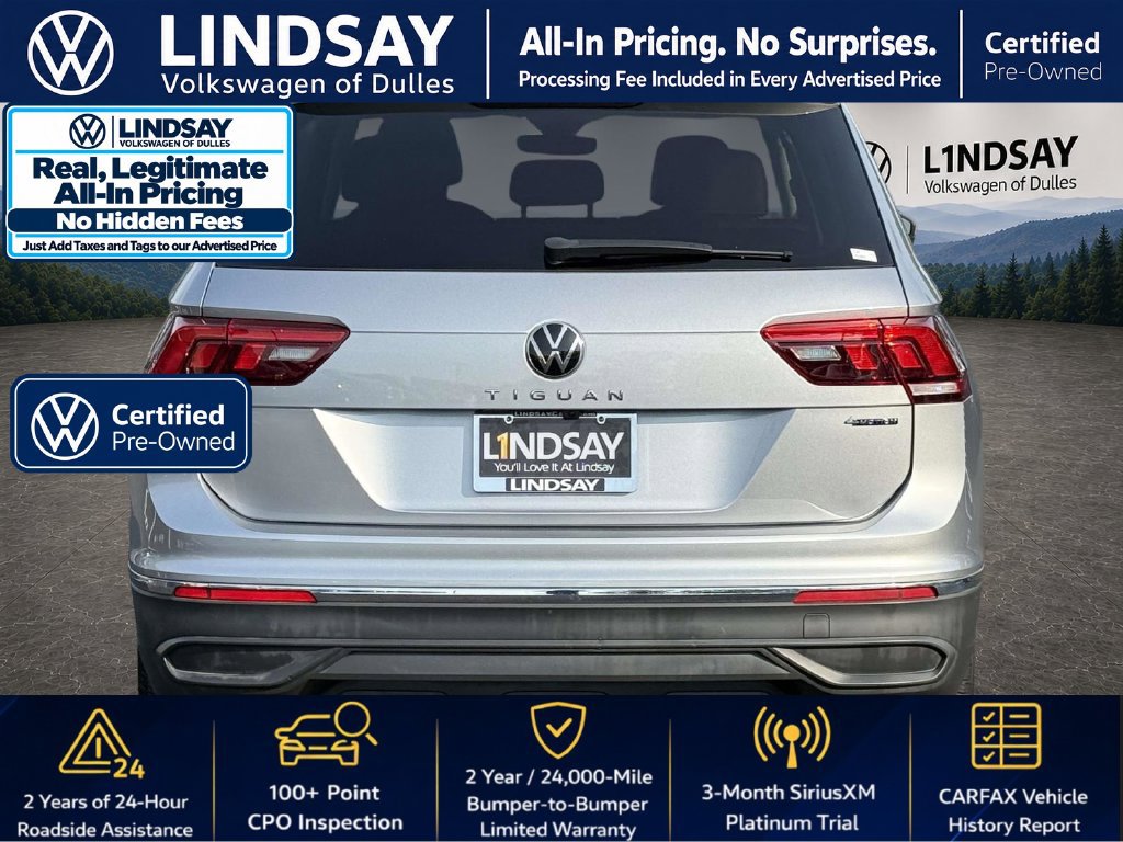 Certified 2023 Volkswagen Tiguan SE w/ Panoramic Sunroof Package AWD/4WD image 6