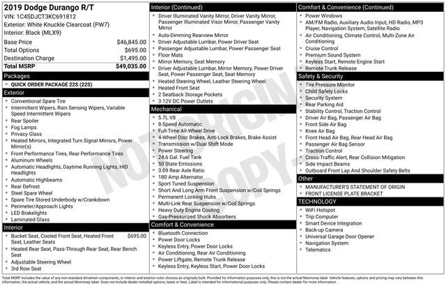 Used 2019 Dodge Durango R/T image 2