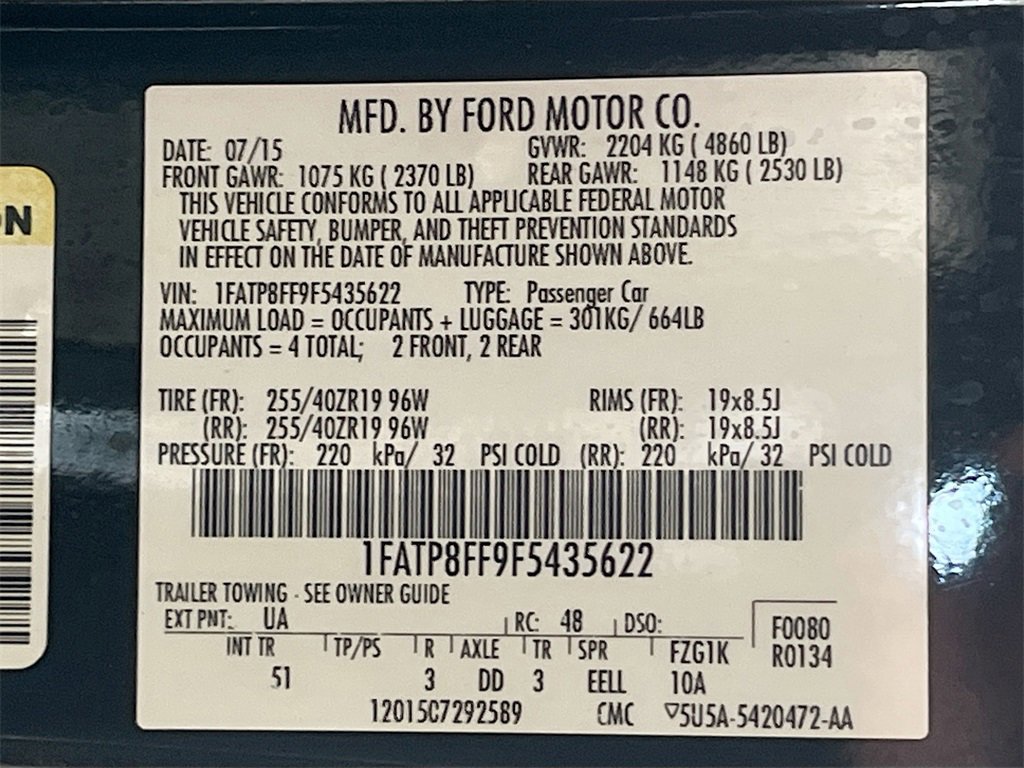 Used 2015 Ford Mustang GT Premium w/ Equipment Group 401A image 30