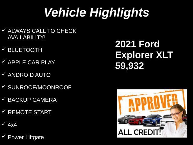 Used 2021 Ford Explorer XLT w/ Equipment Group 202A AWD/4WD image 10