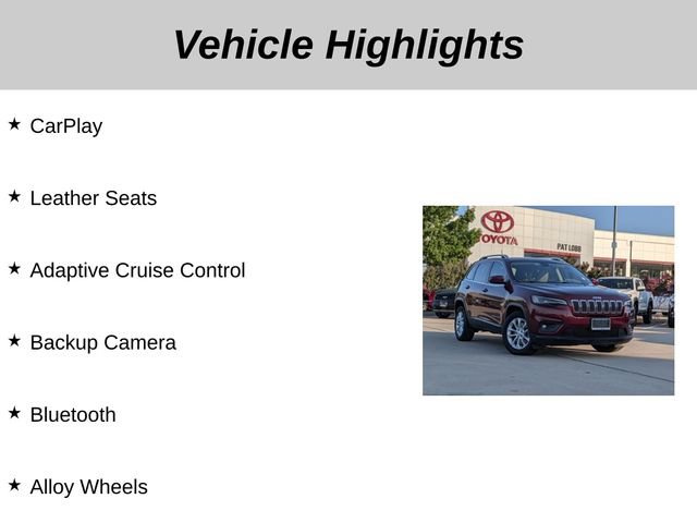 Used 2019 Jeep Cherokee Latitude w/ Popular Appearance Group FWD image 5