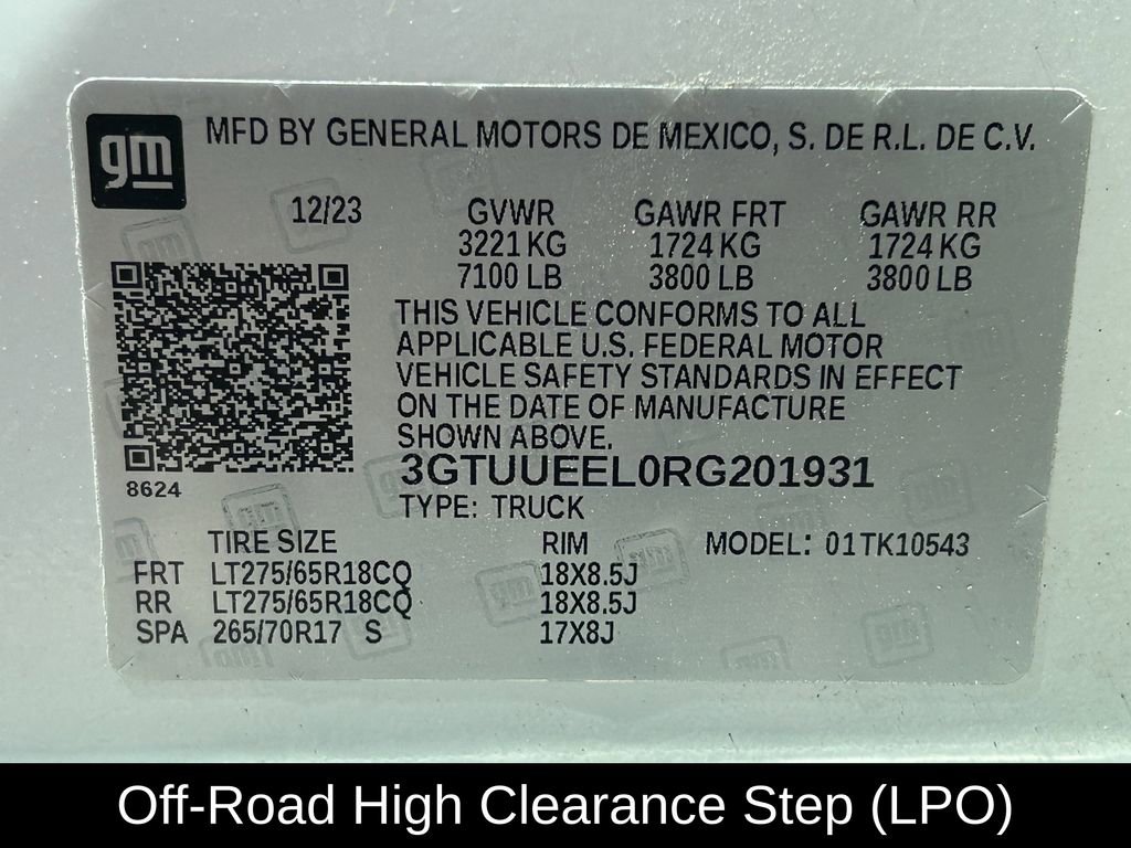 Used 2024 GMC Sierra 1500 AT4 w/ Technology Package image 37