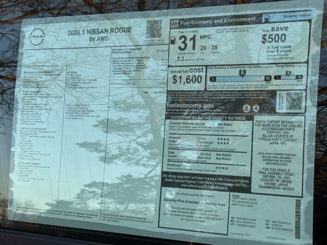 New 2026 Nissan Rogue SV image 5