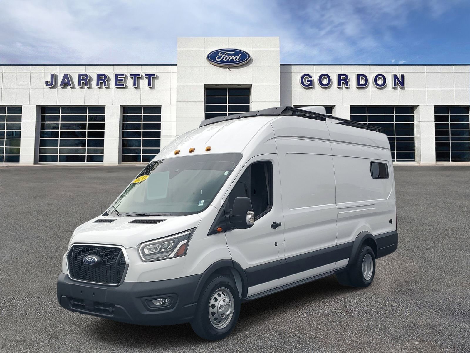 Used 2023 Ford Transit 350 148 High Roof DRW AWD w/ Exterior Upgrade Package image 2