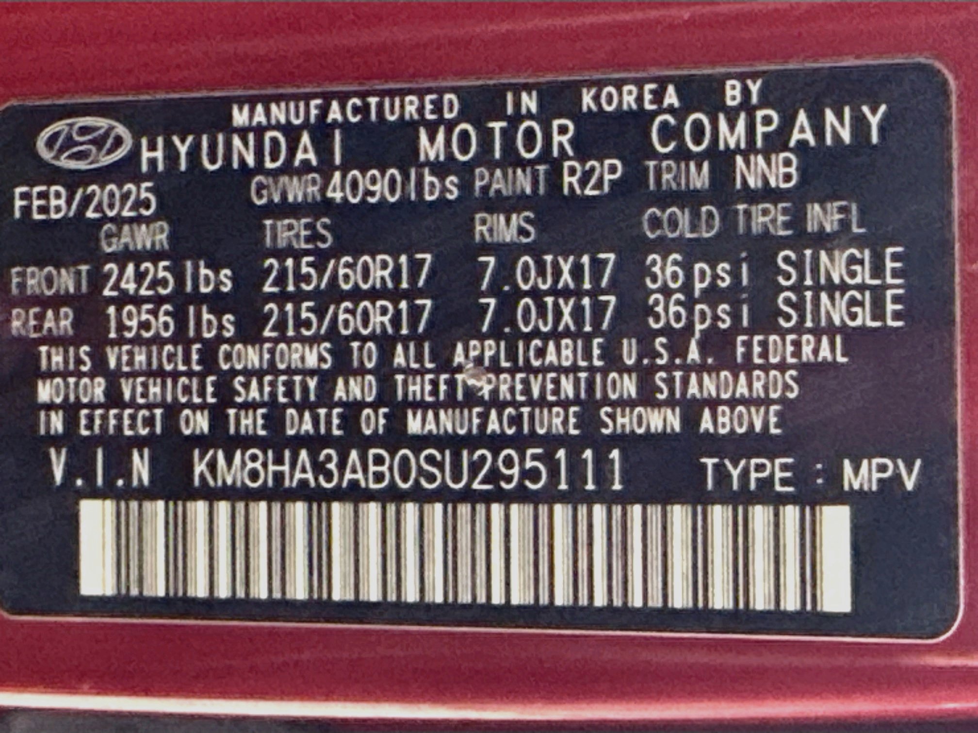 Used 2025 Hyundai Kona SE FWD image 40