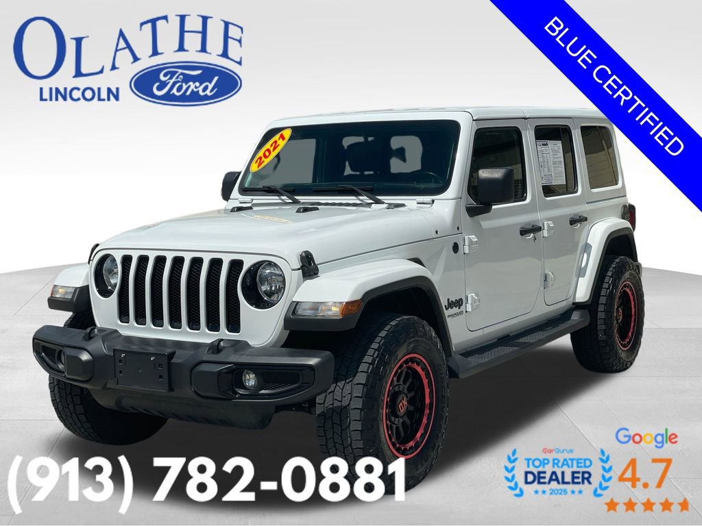 Used 2021 Jeep Wrangler Unlimited Sahara AWD/4WD image 1