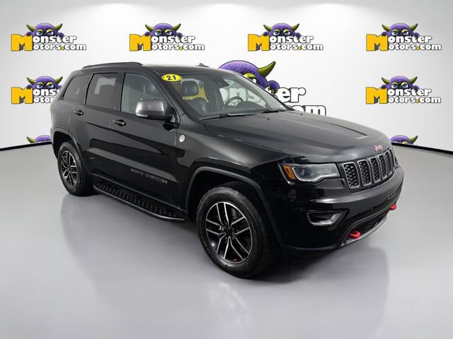 Used 2021 Jeep Grand Cherokee Trailhawk w/ Trailhawk Luxury Group AWD/4WD image 3
