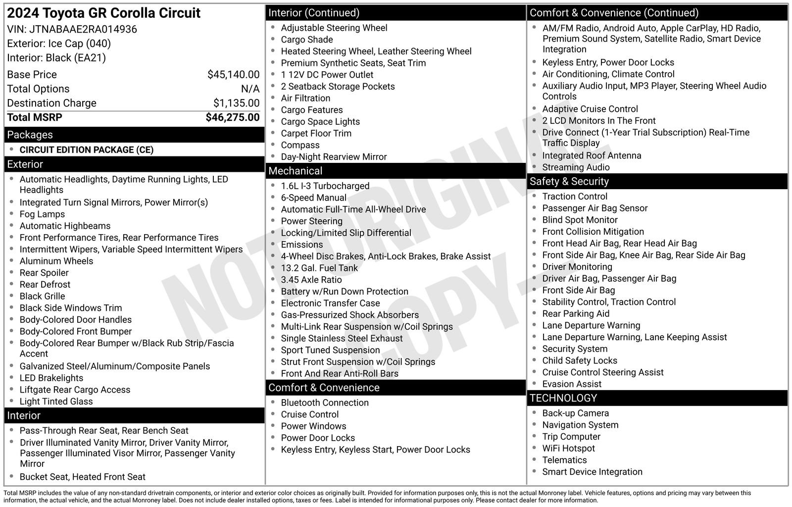 Used 2024 Toyota Corolla GR image 21