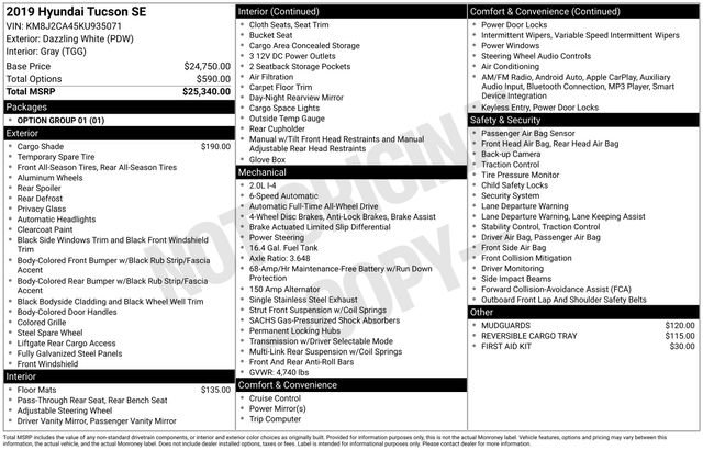 Used 2019 Hyundai Tucson SE image 29