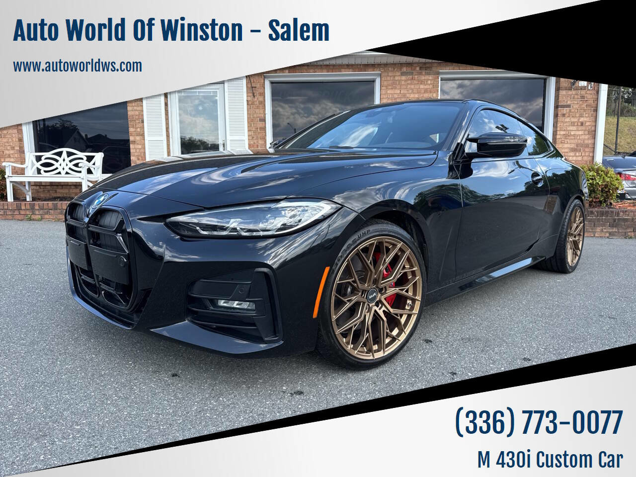 Used 2021 BMW 430i xDrive Coupe w/ M Sport Package AWD/4WD image 1