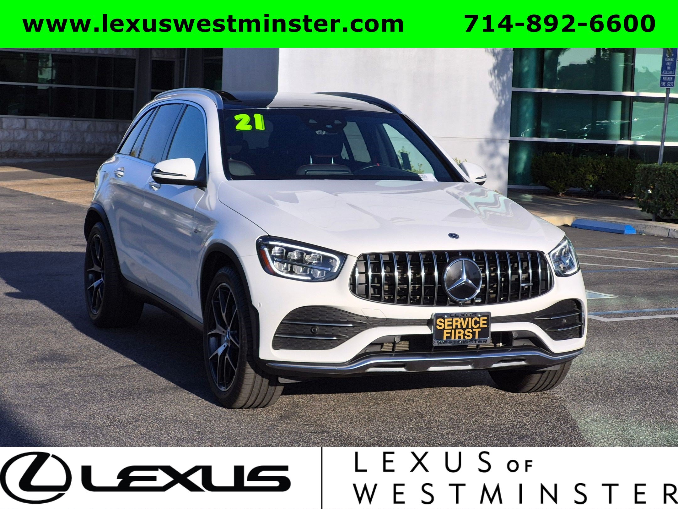 Used 2021 Mercedes-Benz GLC 43 AMG 4MATIC image 3