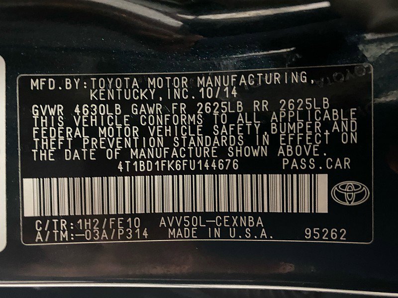 Used 2015 Toyota Camry LE image 11