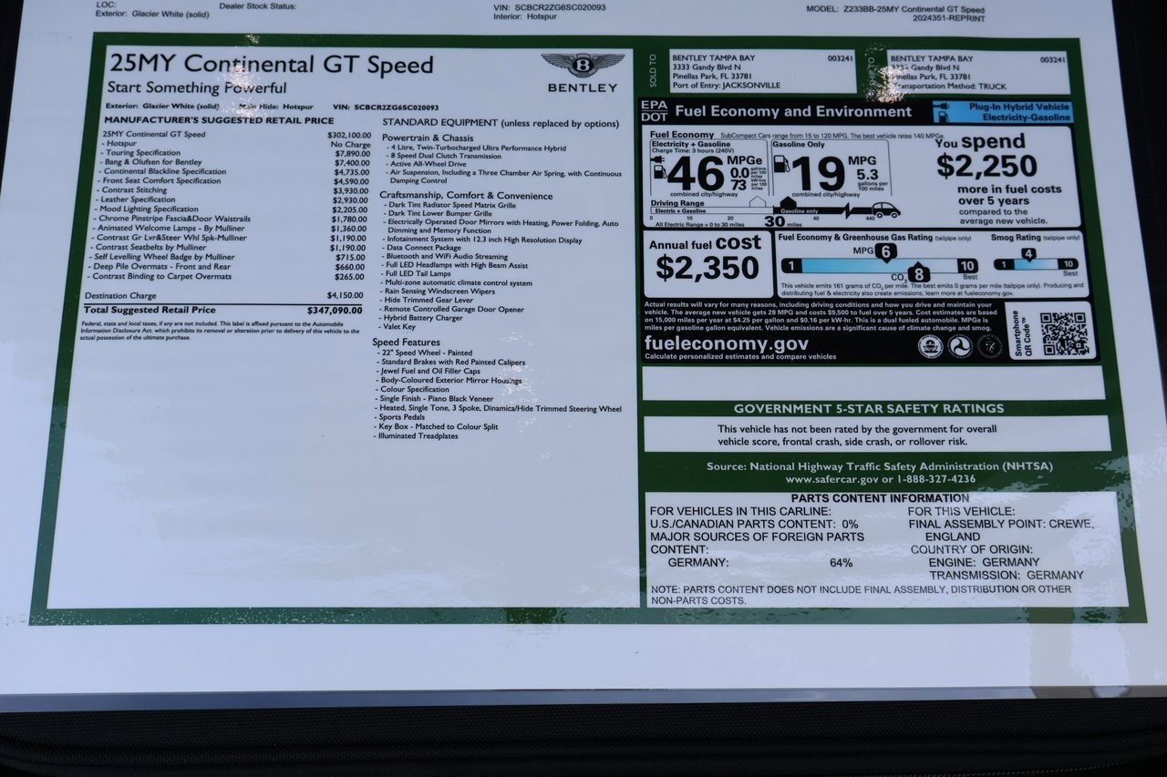 New 2025 Bentley Continental GT Speed image 27