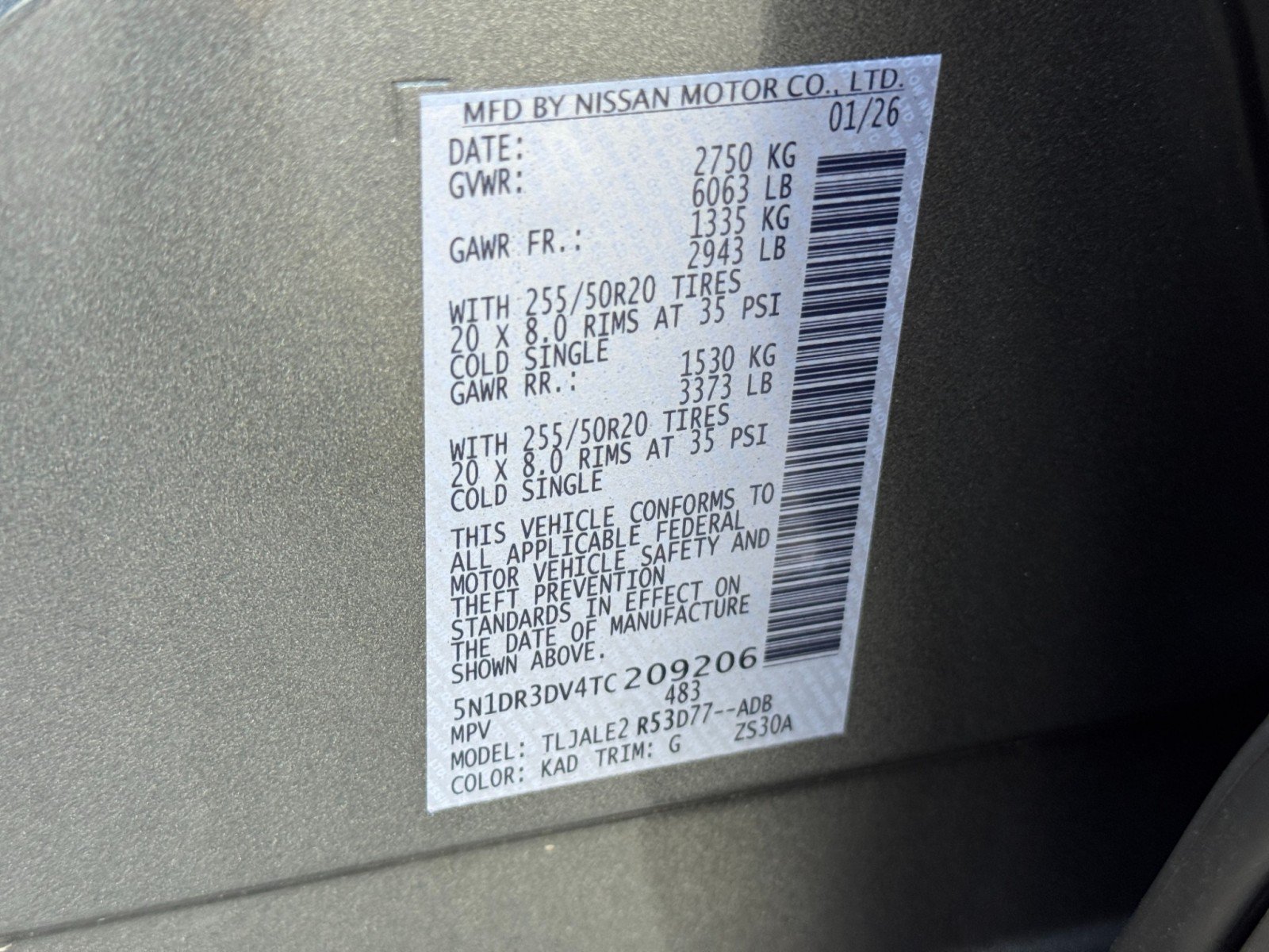 Used 2026 Nissan Pathfinder Platinum FWD image 50