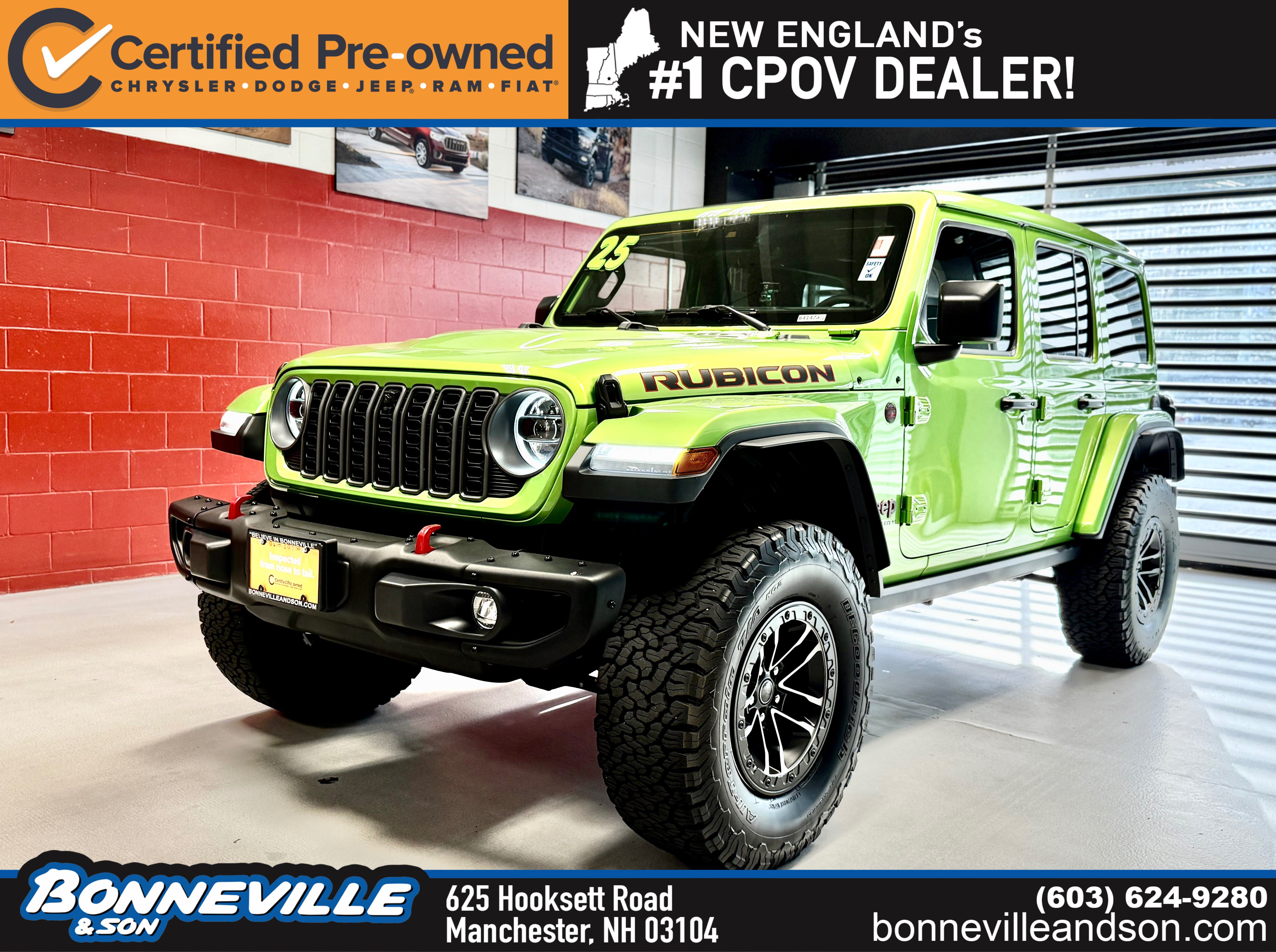 Certified 2025 Jeep Wrangler Unlimited Rubicon