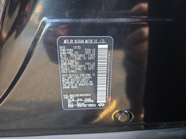 Used 2024 INFINITI QX80 Sensory image 22