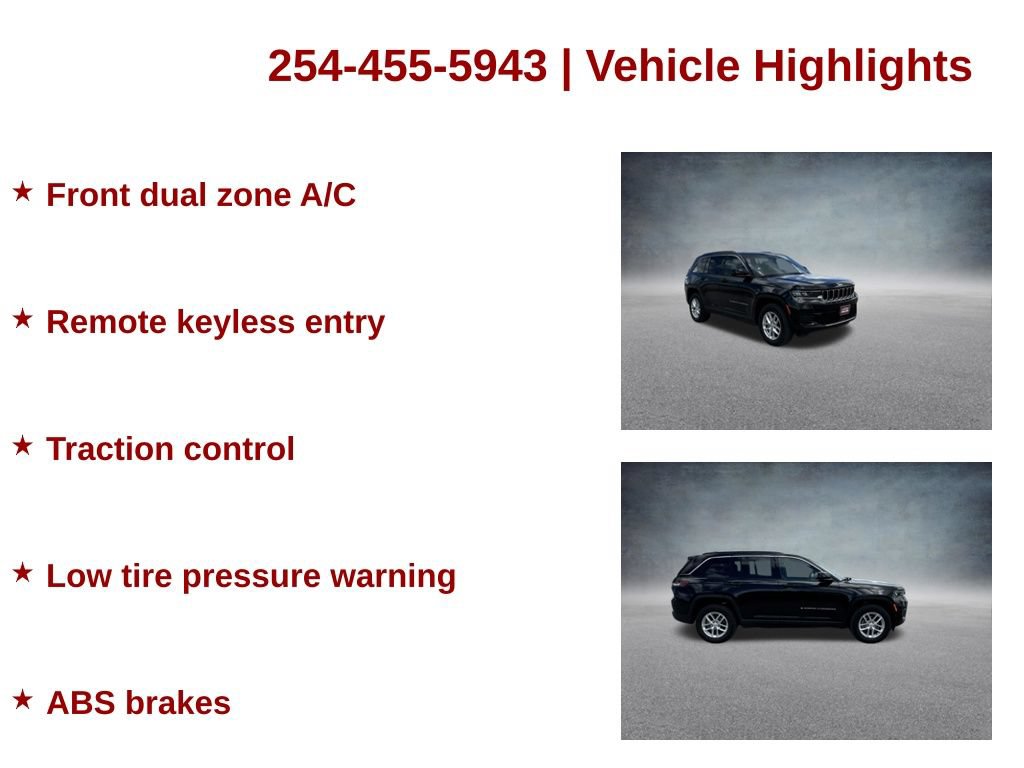 Used 2025 Jeep Grand Cherokee Laredo w/ Luxury Tech Group I AWD/4WD image 24