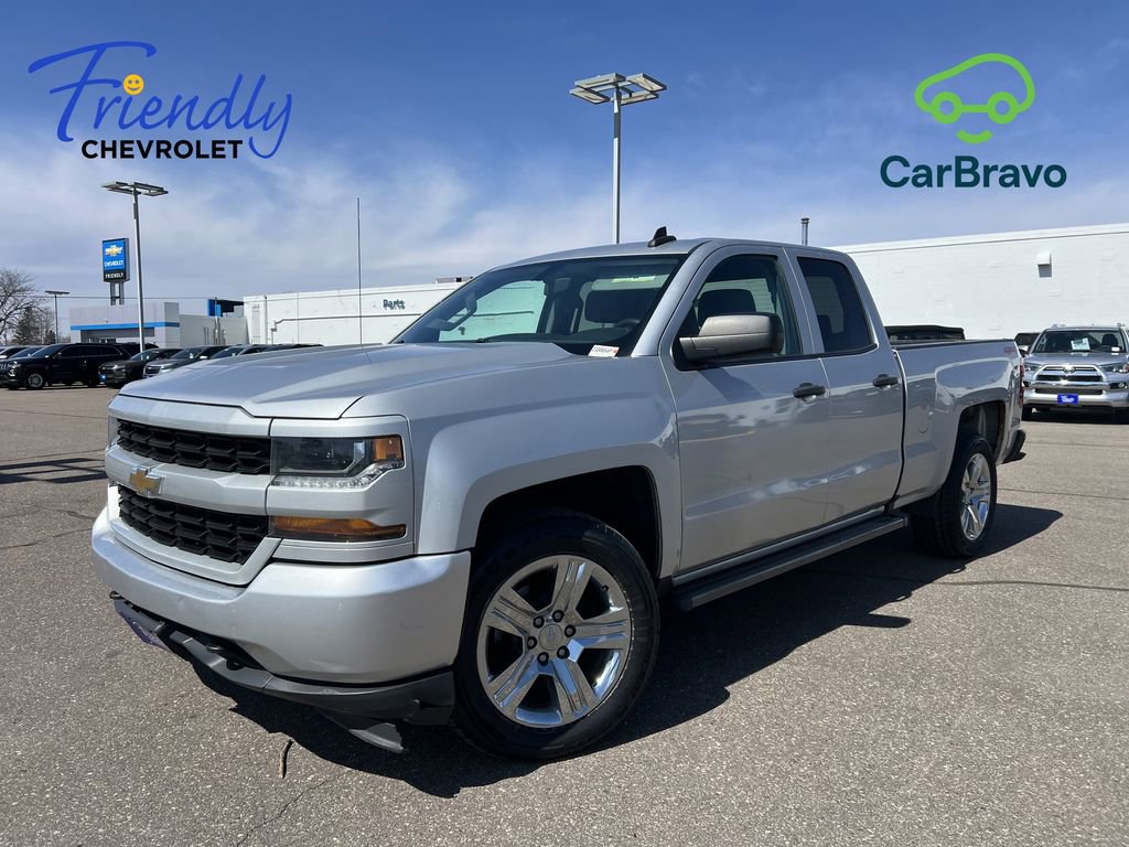 Certified 2018 Chevrolet Silverado 1500 Custom w/ Custom Value Package AWD/4WD image 1