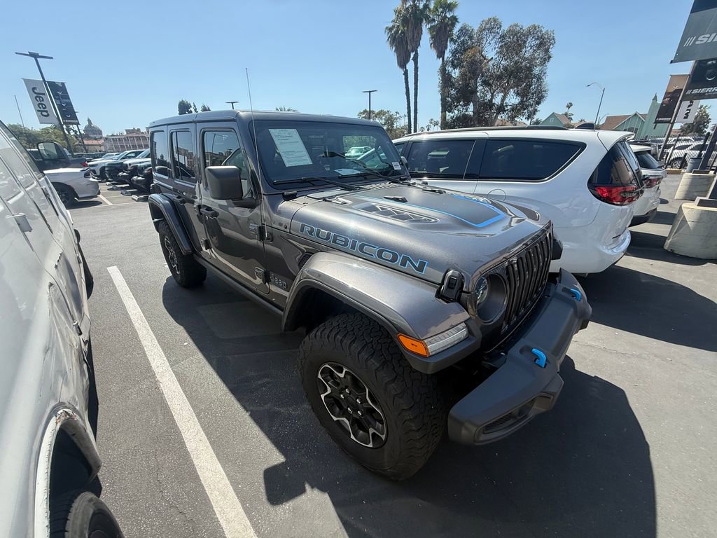 Used 2022 Jeep Wrangler Unlimited Rubicon 4xe w/ Cold Weather Group image 3