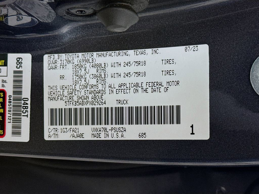 Used 2023 Toyota Tundra SR w/ SR Tow Package image 34