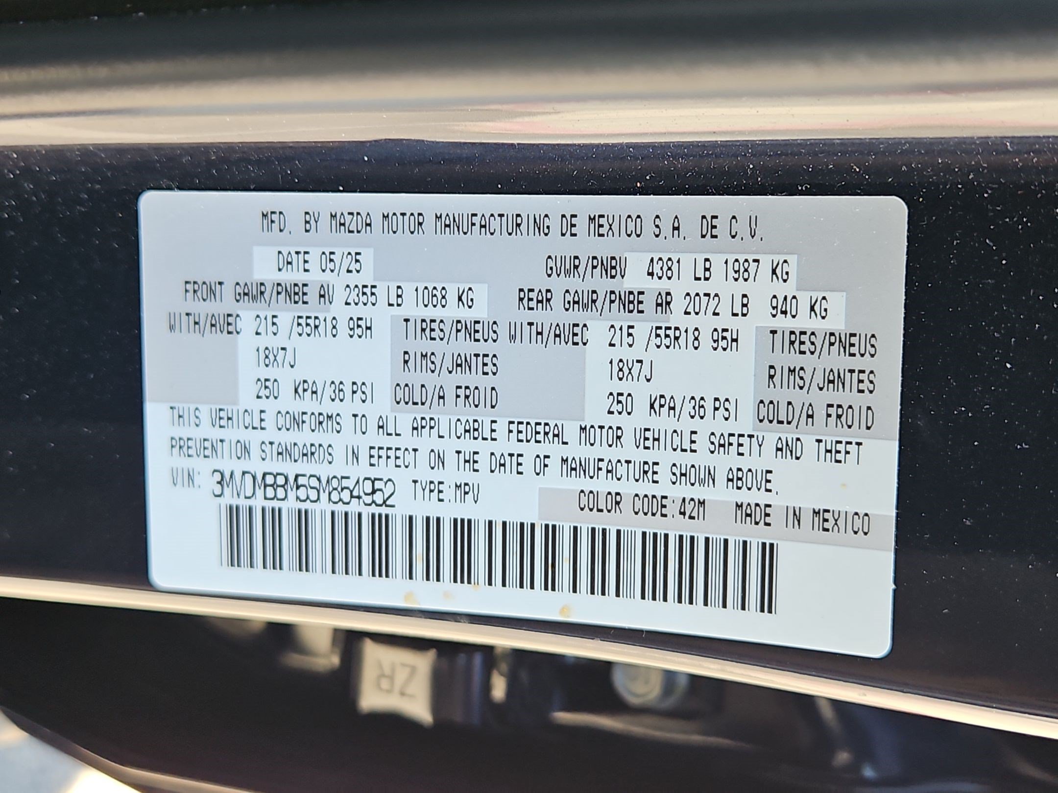 Certified 2025 MAZDA CX-30 AWD 2.5 S w/ Select Sport Pkg image 32