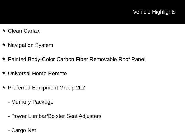 Used 2015 Chevrolet Corvette Z06 w/ Z07 Performance Package image 2